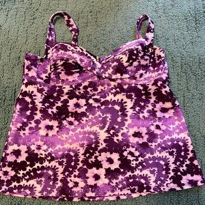 Bisou Bisou swimsuit tankini top Large